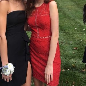 Red Lace Dress (Homecoming Dress)